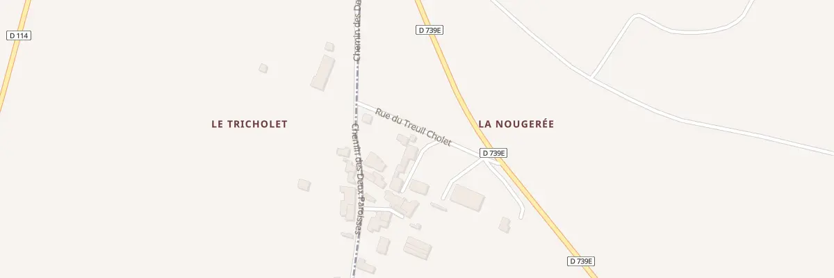 Plan du 8000 Rue du Treuil Cholet aux Nouillers