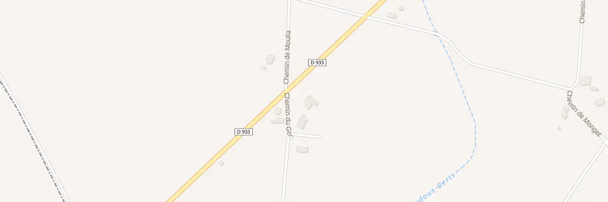 Plan du 23 Che de Ger à Sault-de-Navailles