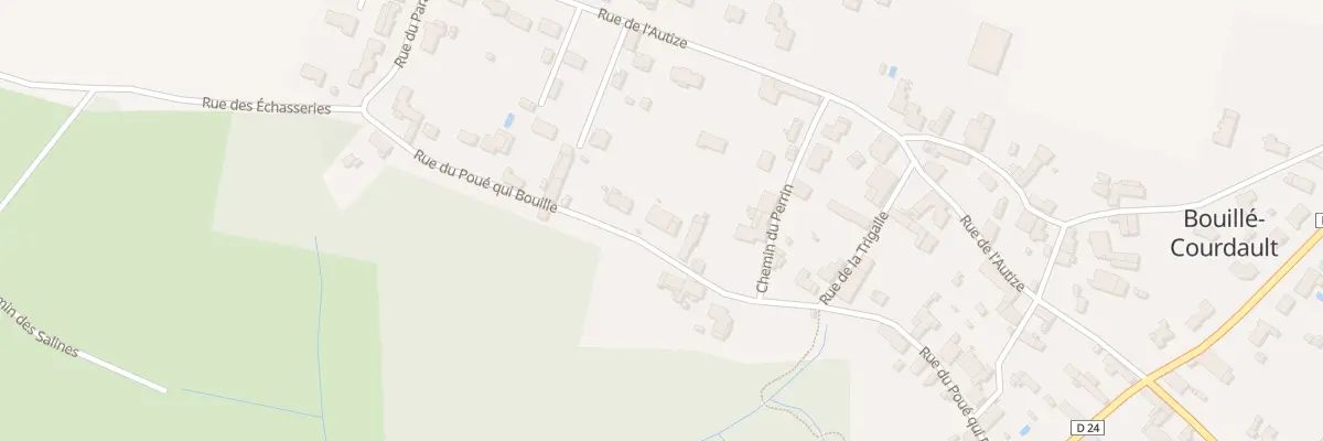 Plan du 70 Rue du poue qui bouille à Bouillé-Courdault