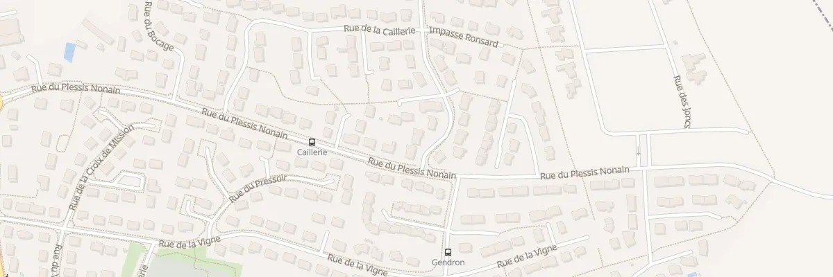 Plan du 44 Rue de la Caillerie à Bonchamp-lès-Laval