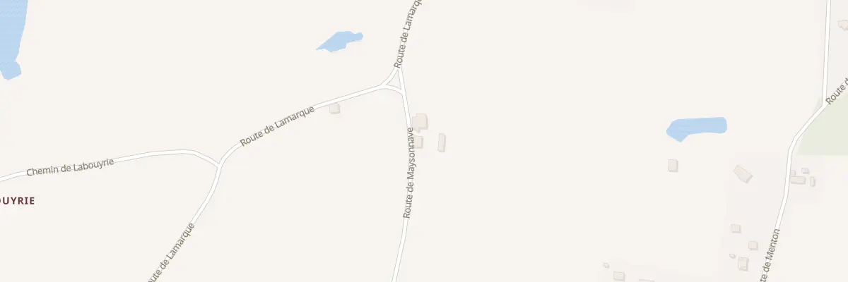 Plan du 89 Rte de Maysonnave à Toulouzette