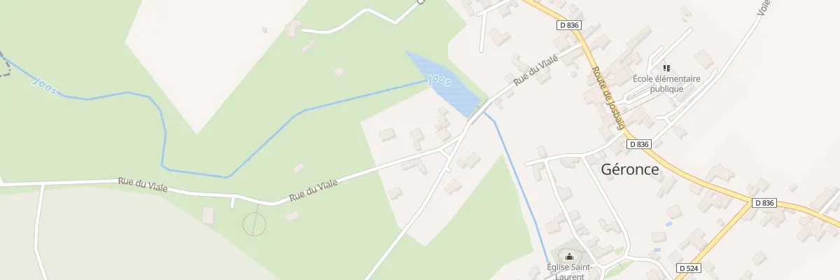 Plan du 12 Rue du Viale à Géronce
