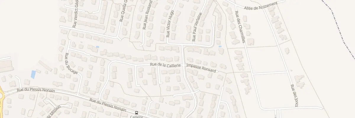 Plan du 33 Rue de la Caillerie à Bonchamp-lès-Laval