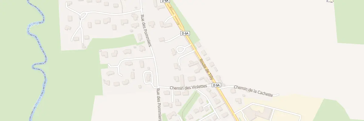 Plan du 476 Rte de Tilly à Monceaux-en-Bessin