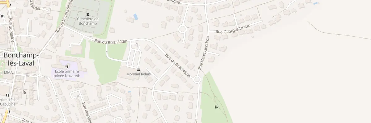 Plan du 17 Rue du Bois Hedin à Bonchamp-lès-Laval