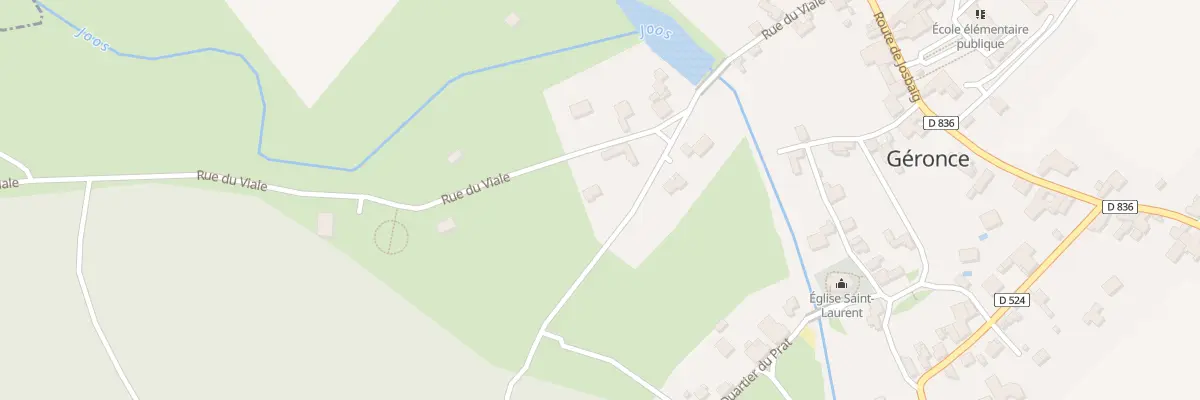 Plan du 9 Rue du Viale à Géronce