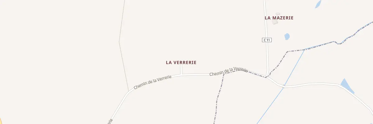 Plan du 5368 La Verrerie à Vezins