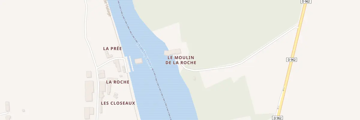 Plan du 1 Le Moulin de la Roche à Fromentières