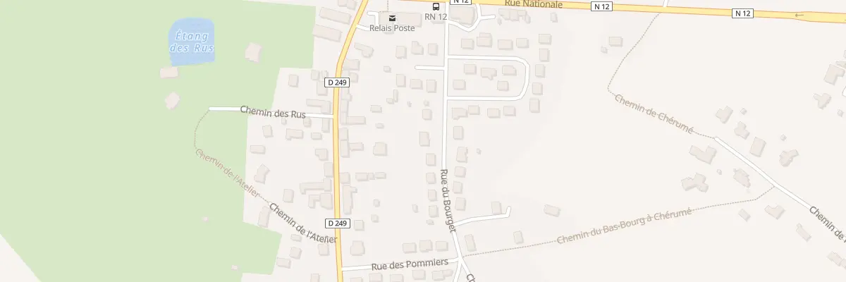Plan du 8 Rue du Bourget à Saint-Georges-Buttavent