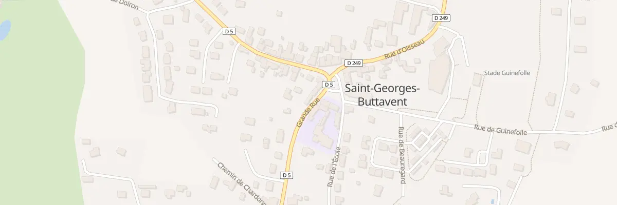 Plan du 1 Gr Grande Rue à Saint-Georges-Buttavent