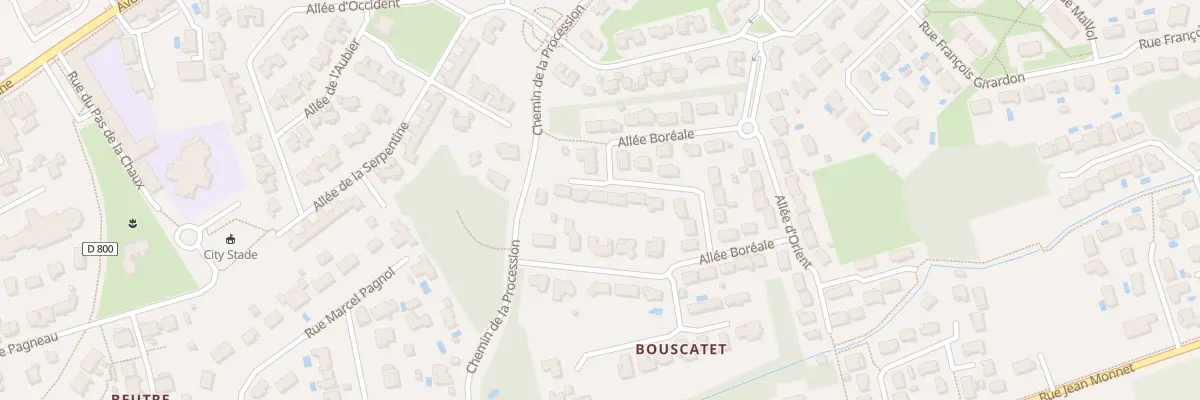 Plan du 25 All Boreale à Mérignac