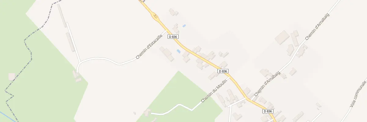 Plan du 53 Rte de Josbaig à Géronce