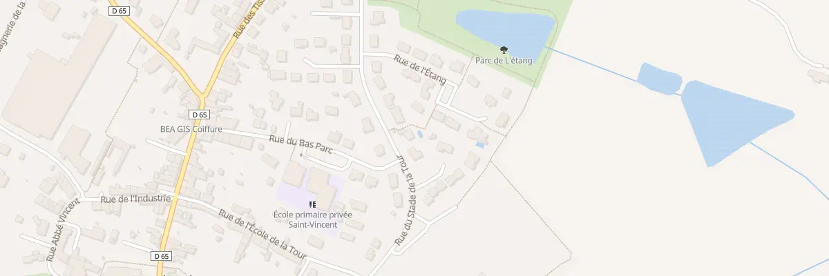 Plan du 22 Rue du Stade de la Tourlandry à Chemillé-en-Anjou