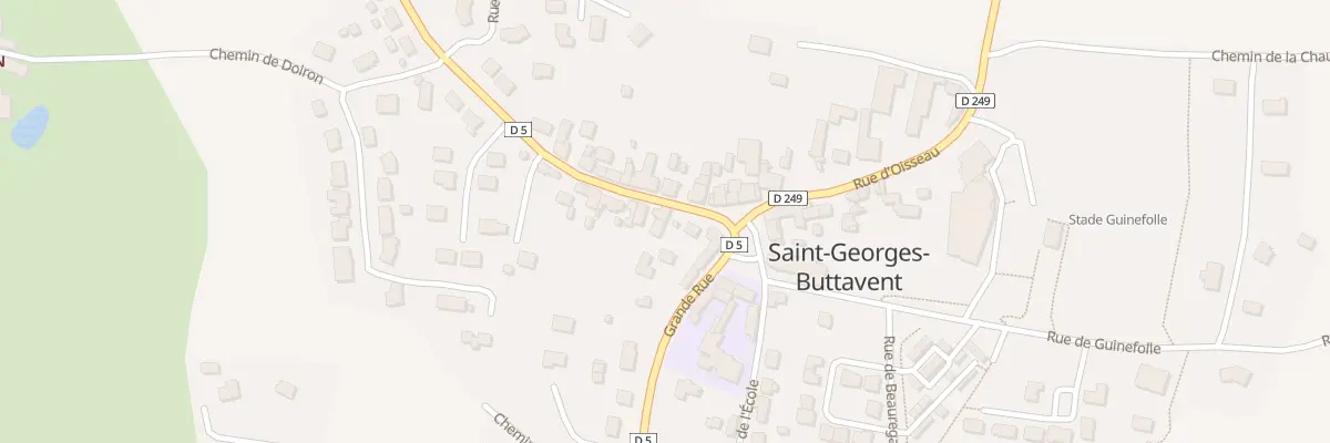 Plan du 7 Rue de Chatillon à Saint-Georges-Buttavent
