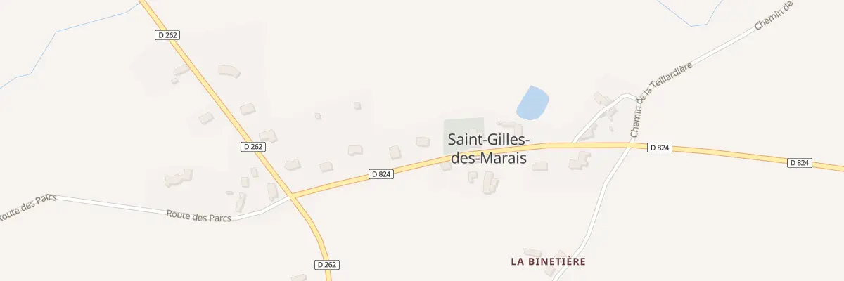 Plan du 5014 Le Bourg à Saint-Gilles-des-Marais