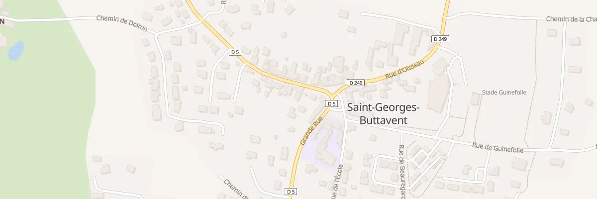 Plan du 5 Rue de Chatillon à Saint-Georges-Buttavent