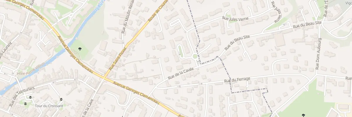 Plan du 2 Sq Anatole France à Bayeux