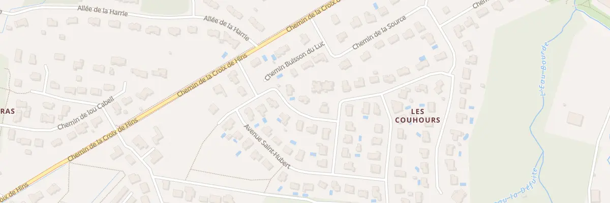 Plan du 4 Che Saint Médard à Cestas