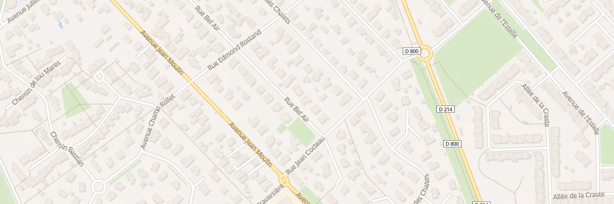 Plan du 34 Rue Bel Air à Cestas