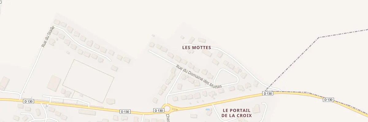 Plan du 24 Rue du Domaine des Mottes à Forcé