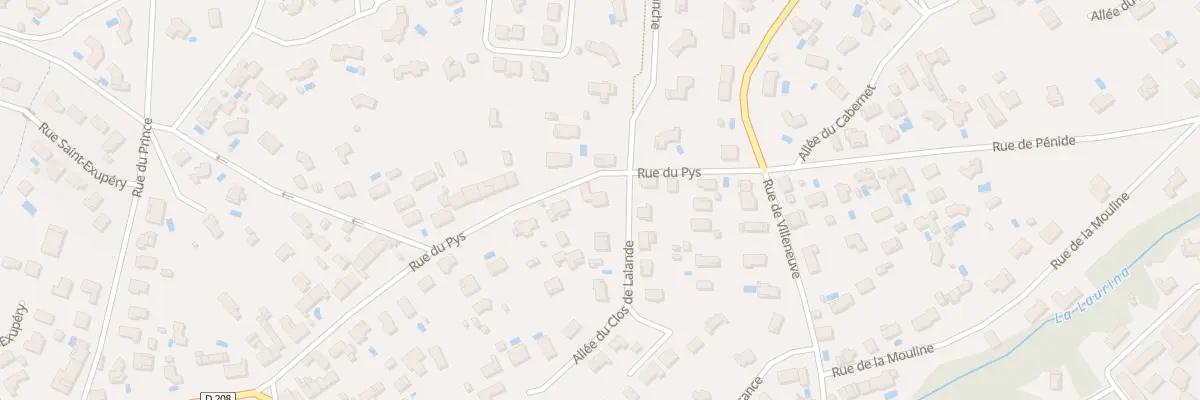 Plan du 33 Rue du Pys à Arsac