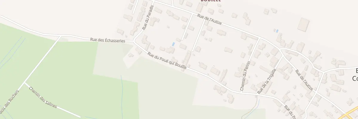 Plan du 92 Rue du poue qui bouille à Bouillé-Courdault