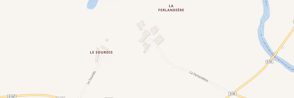 Plan du 5020 La Ferlandière à Saint-André-sur-Sèvre