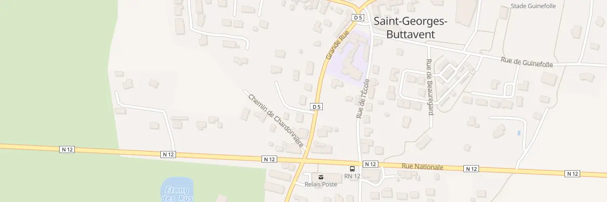 Plan du 7 Gr Grande Rue à Saint-Georges-Buttavent