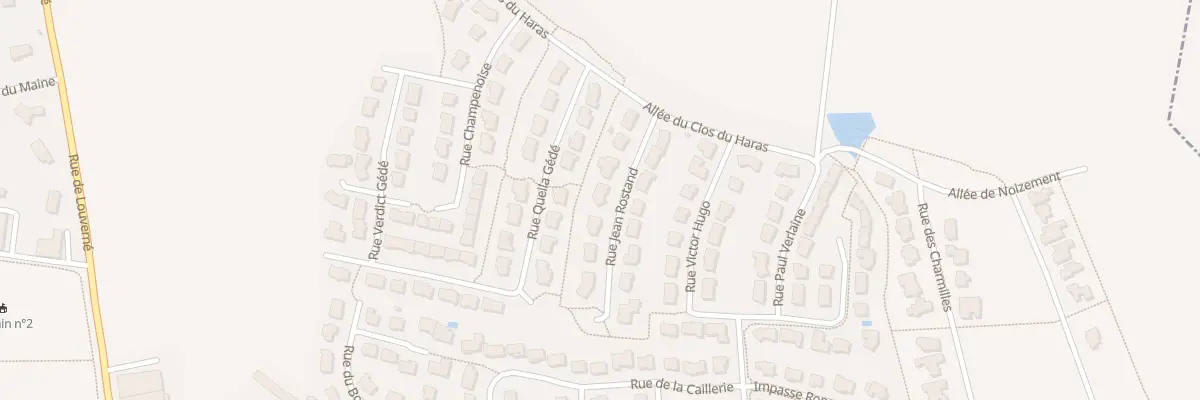 Plan du 8 Rue Jean Rostand à Bonchamp-lès-Laval