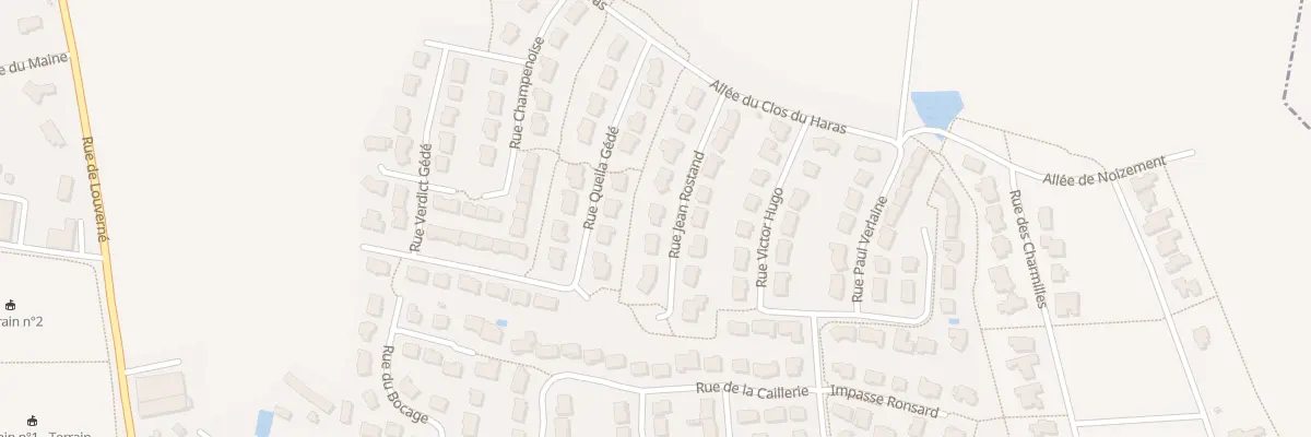 Plan du 10 Rue Jean Rostand à Bonchamp-lès-Laval
