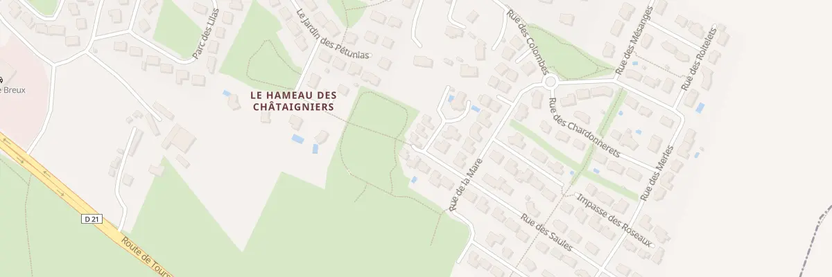 Plan du 7 Rue des Peupliers à Forcé