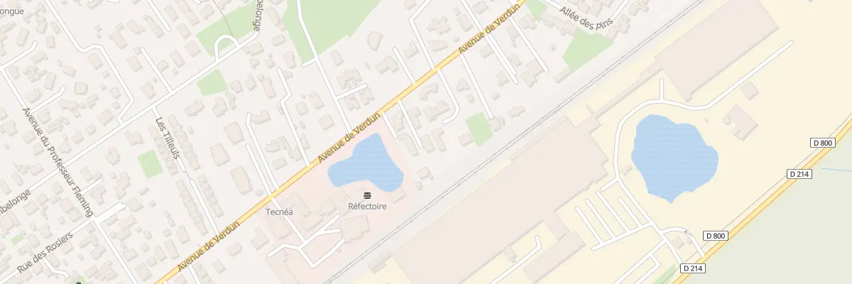 Plan du 46 Av de Verdun à Cestas