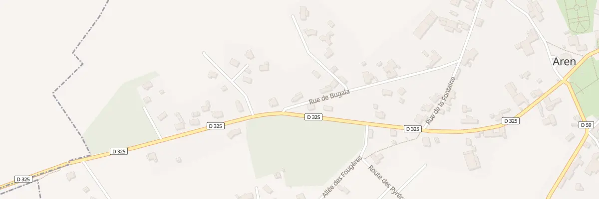 Plan du 26 Rue du Bugala à Aren
