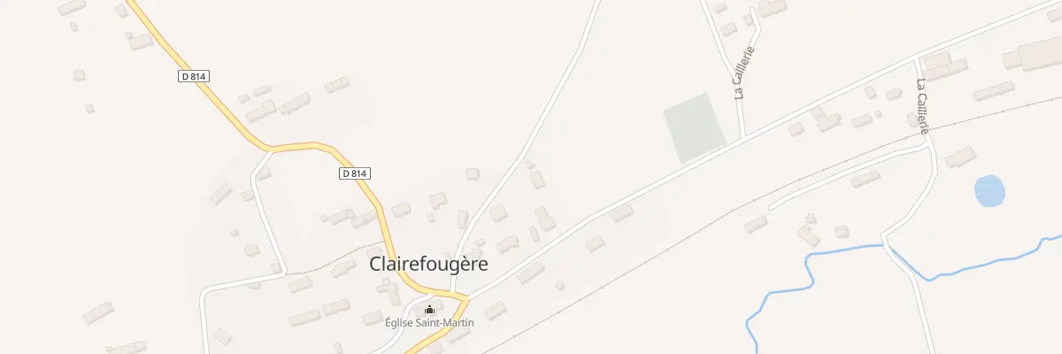 Plan du 4 Che de sainte Radegonde à Montsecret-Clairefougère