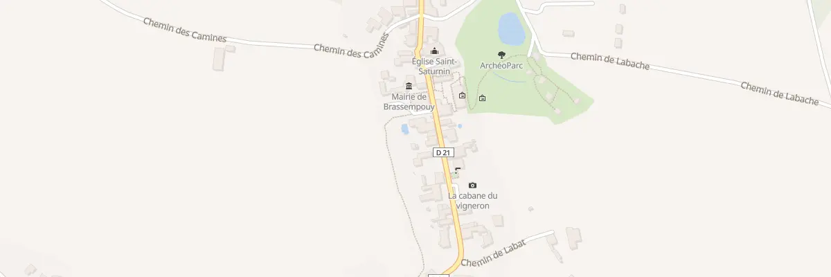 Plan du 335 Rue du Musée à Brassempouy
