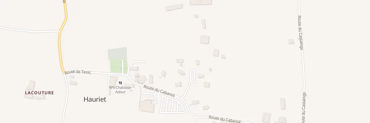 Plan du 3 Lot du Bet Ceou à Hauriet