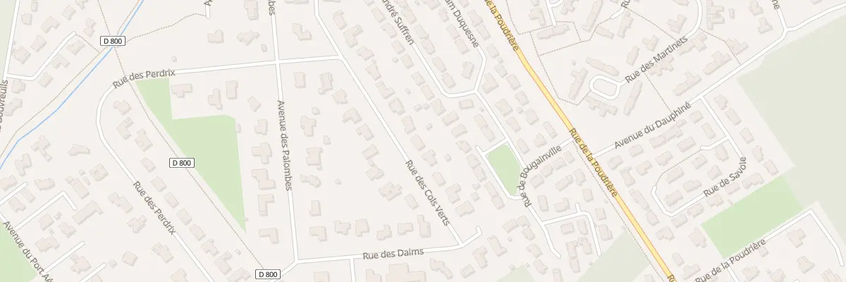 Plan du 19 Rue des Cols Verts à Pessac