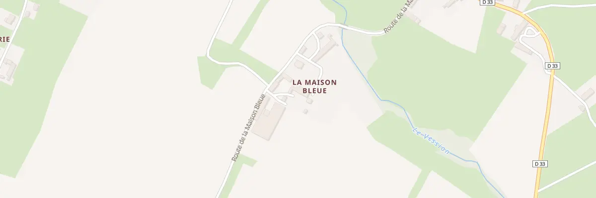 Plan du 1038 Rte de la Maison Bleue Longray à Aurseulles