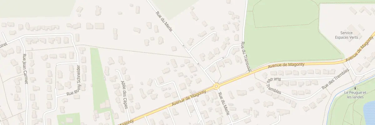 Plan du 29 Rue du Merle à Pessac