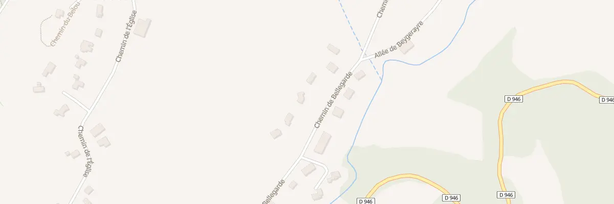 Plan du 407 Che de Bellegarde à Balansun