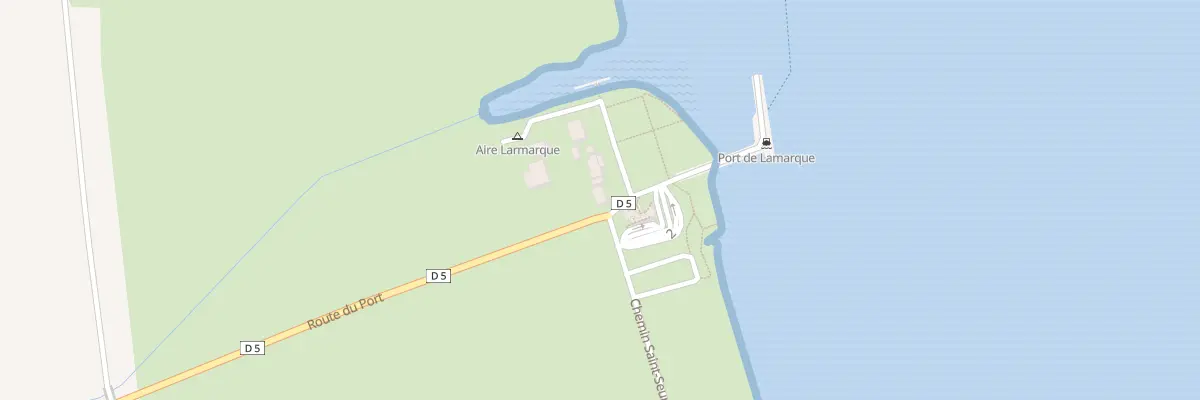 Plan du 16 Rte du Port à Lamarque