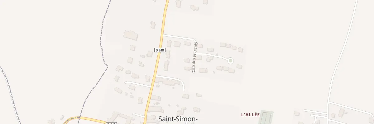 Plan du 4 Cite des Fourmis à Saint-Simon-de-Pellouaille