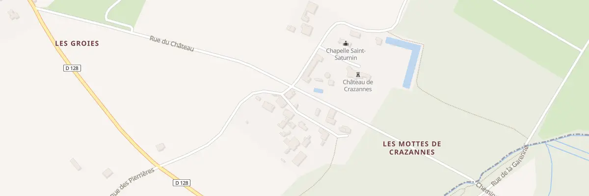 Plan du 1 Rue du Ruisseau à Crazannes