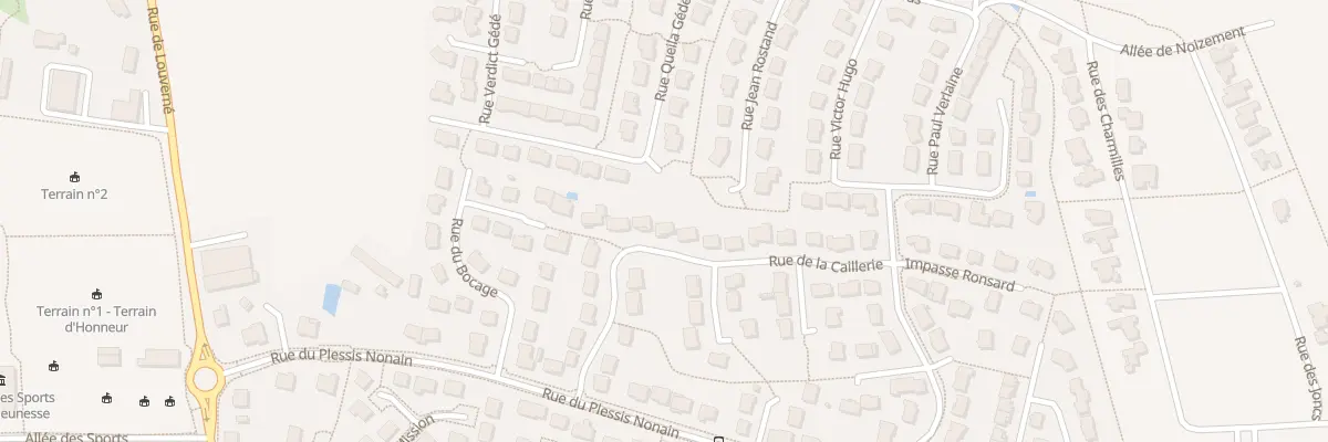 Plan du 17 Rue de la Caillerie à Bonchamp-lès-Laval