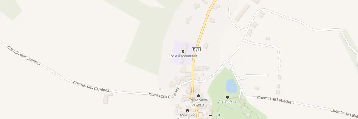 Plan du 93 Rte du Duc à Brassempouy