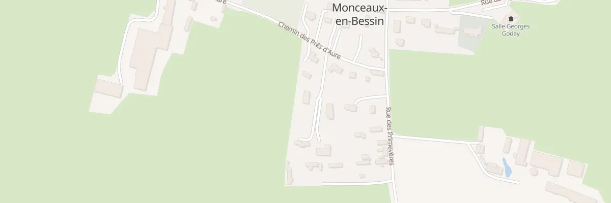 Plan du 5 Che des Prés d’Aure à Monceaux-en-Bessin