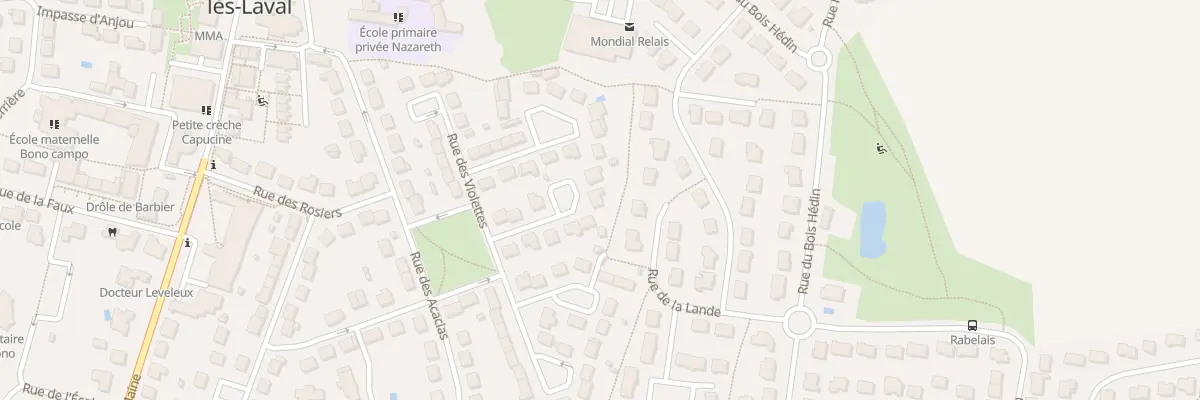 Plan du 12 Rue des Glaieuls à Bonchamp-lès-Laval