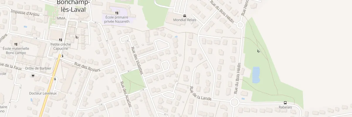 Plan du 14 Rue des Glaieuls à Bonchamp-lès-Laval