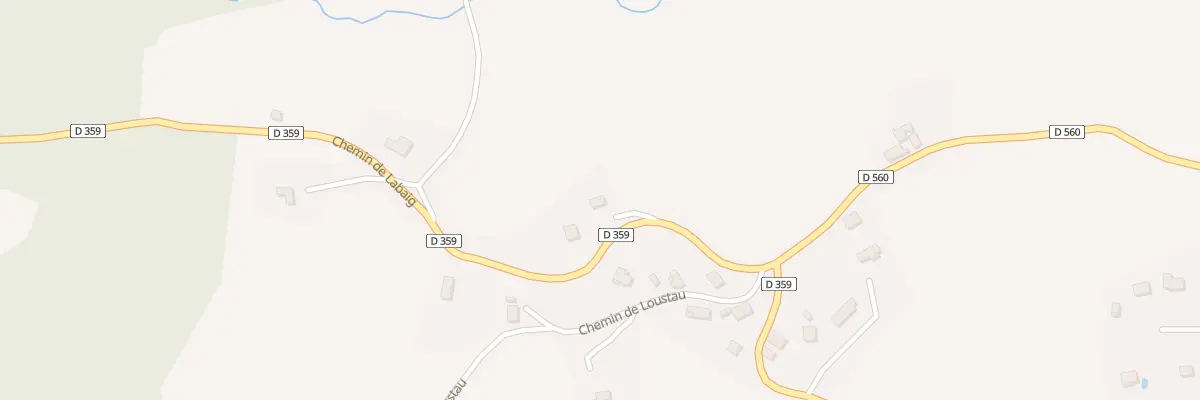 Plan du 122 Che de Labaig à Ance Féas
