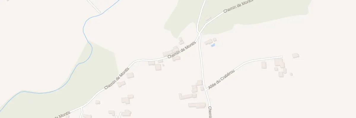 Plan du 696 Che de Montis à Balansun